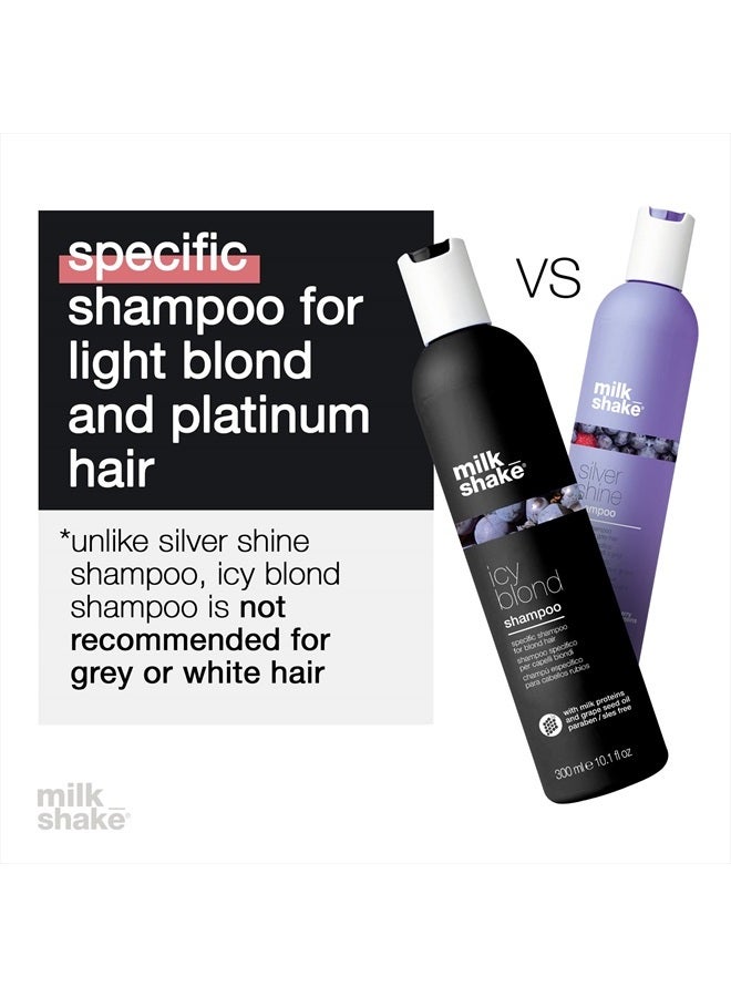 Icy Blond Shampoo - Black Pigment Silver Shampoo for Very Light Blond and Platinum Hair, 33.8 Fl Oz (1000ml)