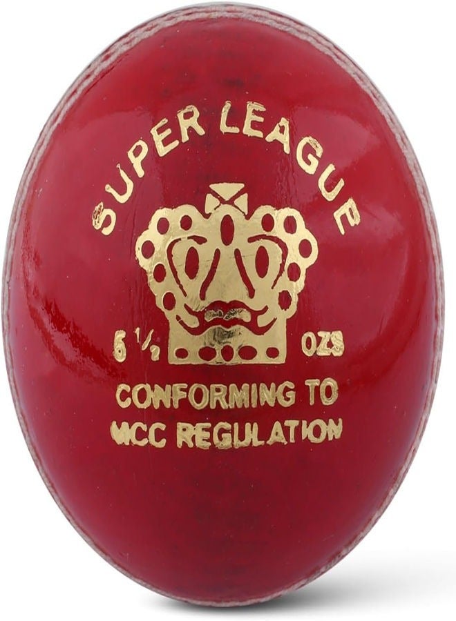 6 pic CA CRICKET HARD BALL (red color)