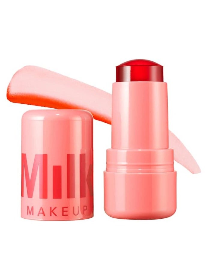 MILK MAKEUP Cooling Water Jelly Tint Lip + Cheek Blush Stain (Spritz - Coral Orange) .17 oz / 5 g