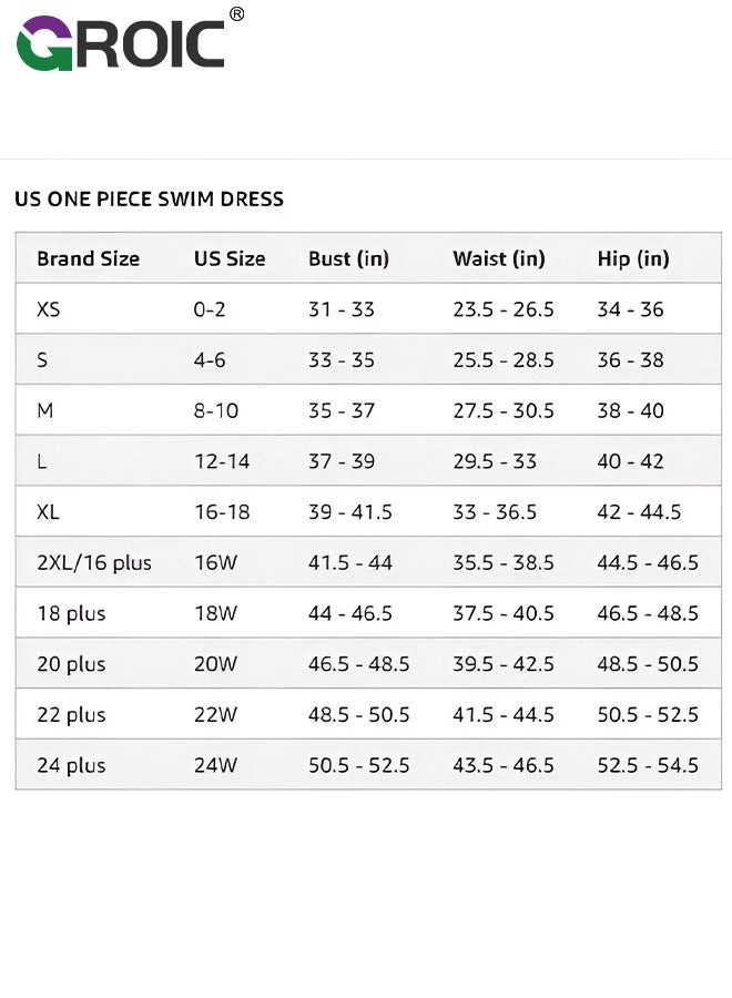 Women's Swimsuits, One Piece Swim Dress Swimsuits for Women Tummy Control Swim Dresses Skirt Bathing Suit 1 Piece Bikini, Slimming Charming Bathing Suit for Beach, Pool, Swimming, Surfing, M