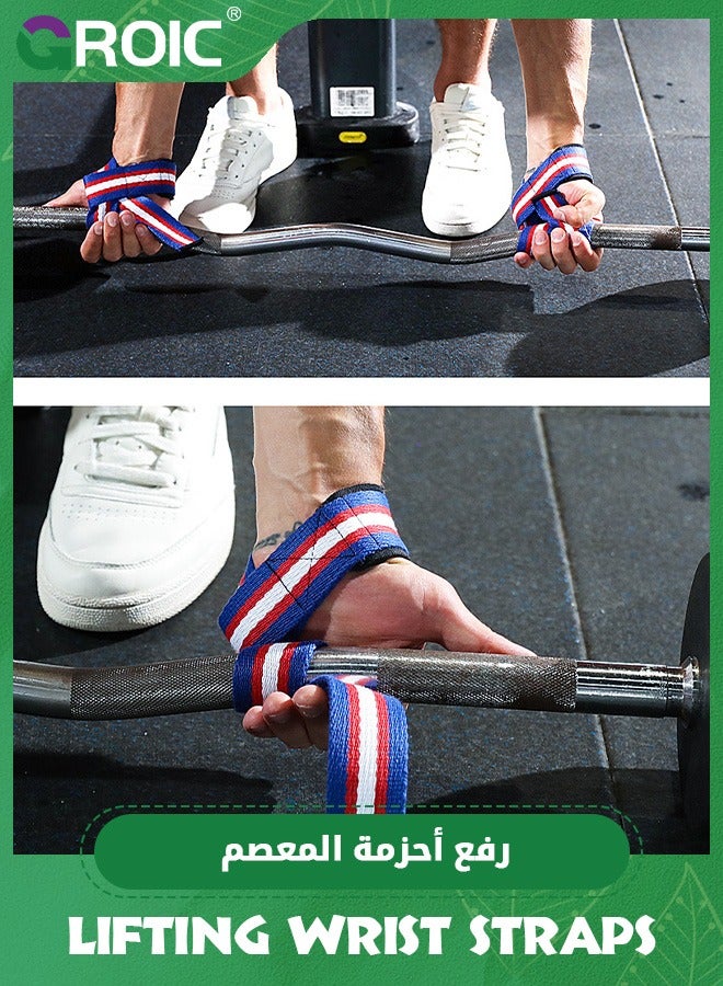 Lifting Straps for Weightlifting, Weight Lifting Straps Gym Power Workouts Lifting Wrist Straps Padded,Home Gym Deadlift Straps,Exercise Straps