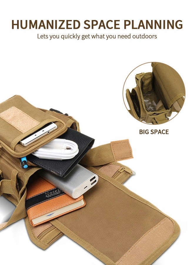 Outdoor Thigh Drop Leg Bag, Multi-Purpose Tool Bags Hiking Waist Packs Tactical Leg Bag Pack Outdoor Riding Pouch