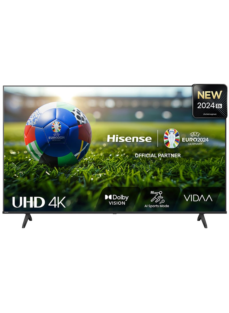 43 inch Smart TV UHD 4K E6N-Dolby Vision,Game Mode Plus,Smooth Motion with MEMC,AI Sports Mode,Voice Control,Share to TV,Youtube,Netflix,Disney+,Shahid And Anghami (2024 New Model) 43E6N Black