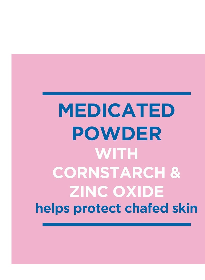 Caldesene Medicated Protecting Body Powder with Zinc Oxide and Cornstarch, Talc Free, 5 Oz