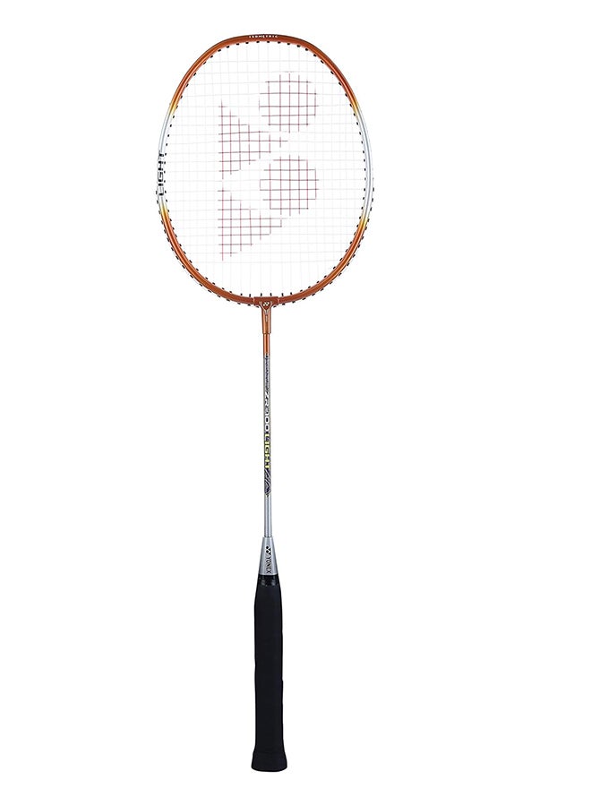 Yonex ZR 100 Light Aluminum Badminton Racquet Strung, Grip Size G4 (Orange)