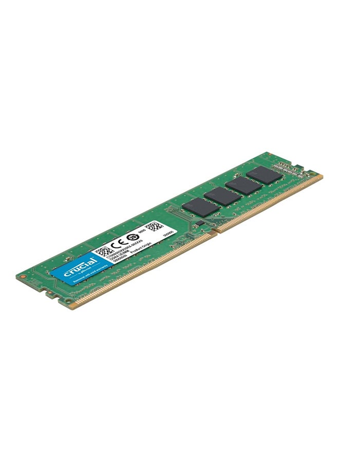 16GB (1 x 16GB) DDR4-3200 UDIMM Desktop Memory, PC4-25600, 3200 MHz Clock Speed, Cas Latency 22, Unbuffered Non ECC, 288 Pin, 1.2V Voltage | CT16G4DFRA32A