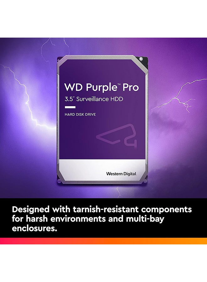 12TB Purple Pro Smart Video Hard Drive, 7200 RPM Class, SATA 6 Gb/s, 265 MB Cache, 3.5