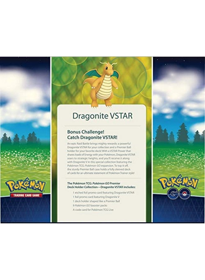 Pokémon Tcg: Pokémon Go Premier Deck Holder Collection Dragonite Vstar …