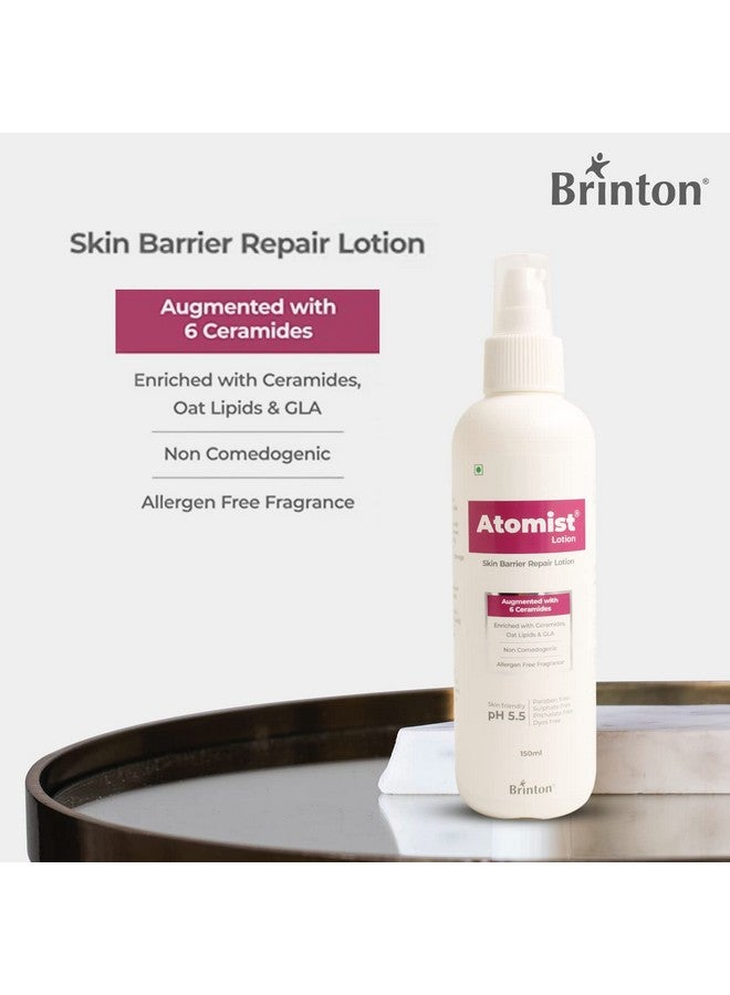 Atomist Skin Barrier Repair Lotion For Dry And Itchy Skin Enriched With Ceramides Oat Lipids And Gla Skin Friendly Ph 5.5 150G