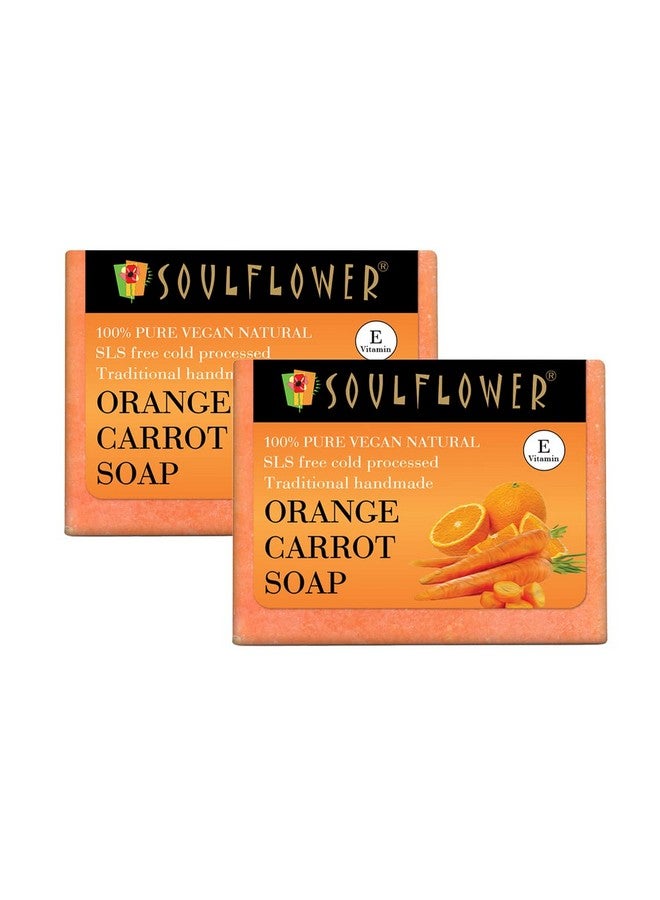 Orange Carrot Soap Pack Of 2 (150G Each)