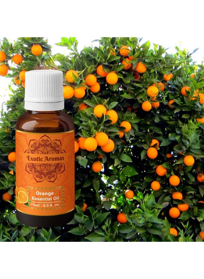 Orange Essential Oil (Sweet) For Aroma Hair Growth & Radiant Skin (15Ml + 15Ml) Pack Of 2