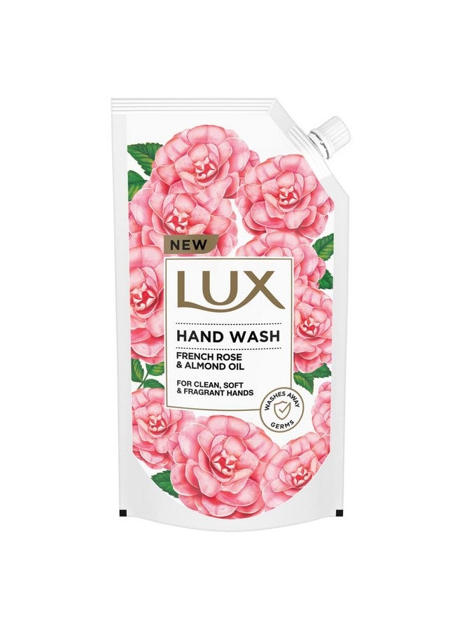 Handwash With French Rose & Almond Oil For Clean Soft & Fregrant Hands Refill Pouch 675 Ml