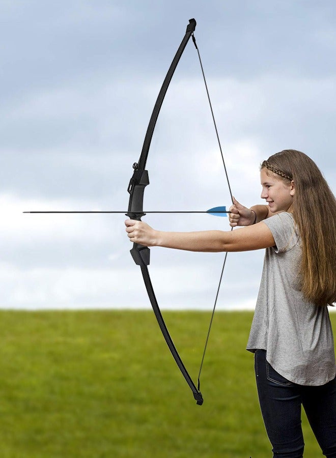 Bow and Arrow Set for Kids and Teens, Beginner Practice Bow, Youth Bow and Arrow with 6 Arrows and Accessories for Outdoor Sports Game