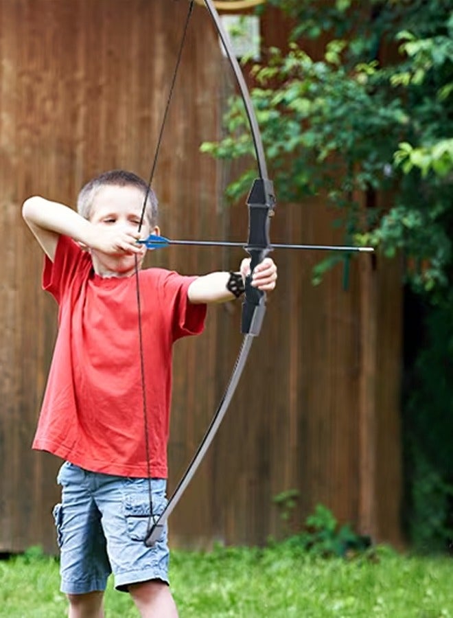 Bow and Arrow Set for Kids and Teens, Beginner Practice Bow, Youth Bow and Arrow with 6 Arrows and Accessories for Outdoor Sports Game