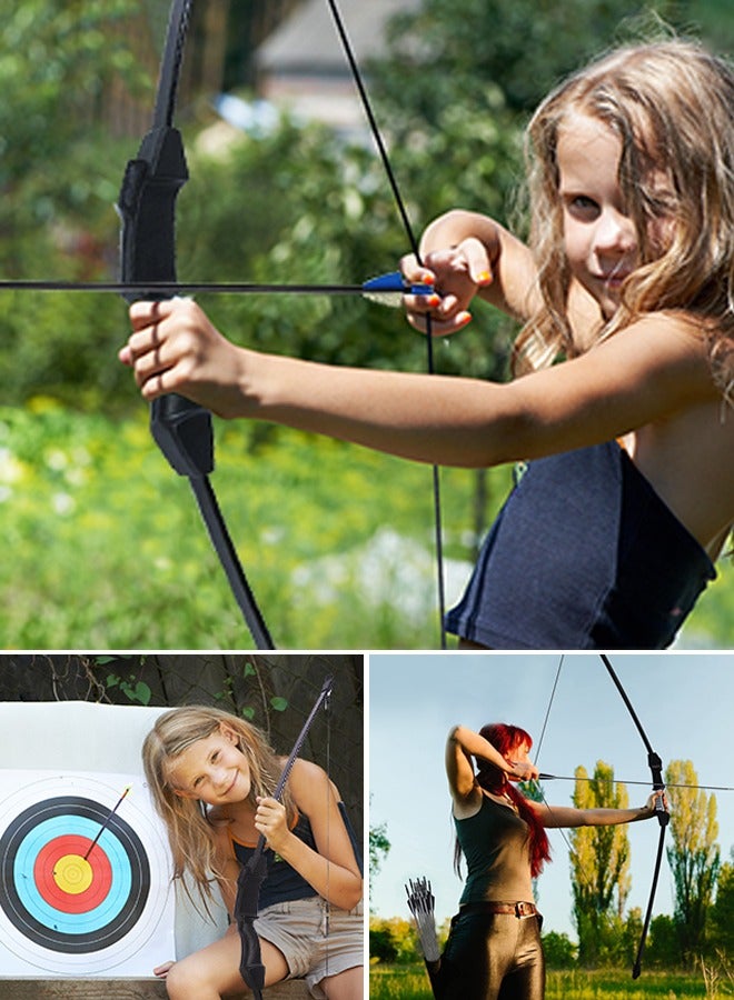 Bow and Arrow Set for Kids and Teens, Beginner Practice Bow, Youth Bow and Arrow with 6 Arrows and Accessories for Outdoor Sports Game