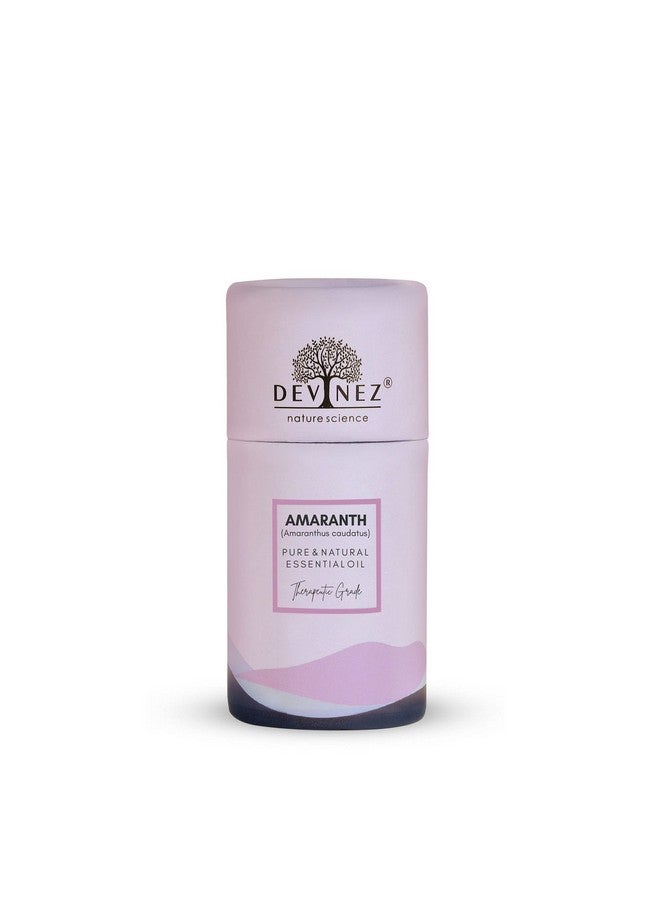 Amaranth Essential Oil 100% Pure Natural & Undiluted 30Ml In Glass Bottle For Curly Hair Care Grow Hair Hair Breakage Hair Growth Scalp Issues Scalp Massages Split Ends Strong Hair