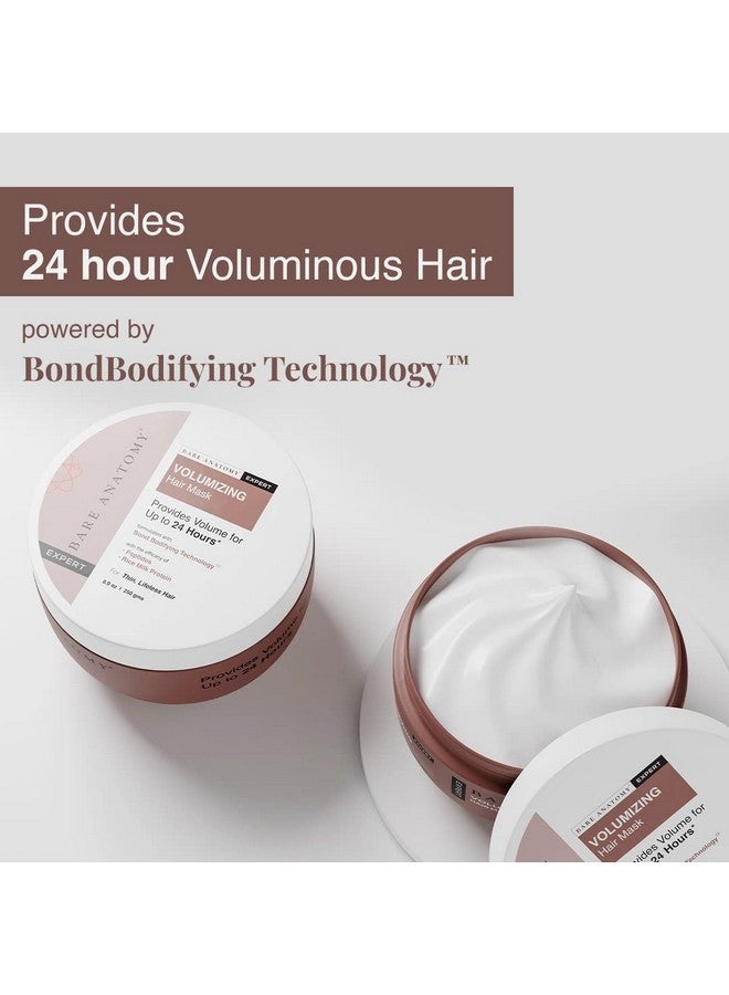 Volumizing Hair Mask Volume For Upto 24 Hrs Powered By Peptides & Rich Milk Protein For Dense & Conditioned Hair For Dry & Frizzy Hair Sulphate & Paraben Free Women & Men250Gm