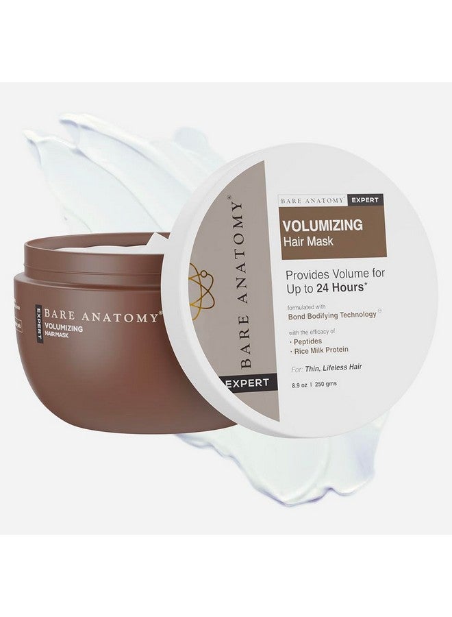 Volumizing Hair Mask Volume For Upto 24 Hrs Powered By Peptides & Rich Milk Protein For Dense & Conditioned Hair For Dry & Frizzy Hair Sulphate & Paraben Free Women & Men250Gm