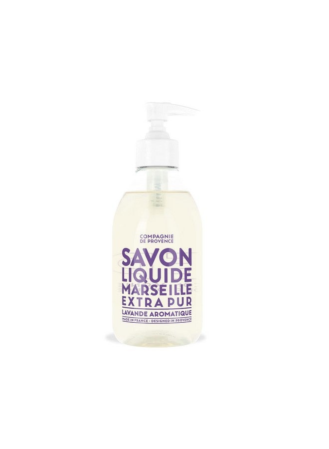 Compagnie De Provence Savon De Marseille Extra Pure Liquid Soap Aromatic Lavender 10 Fl Oz Plastic Pump Bottle