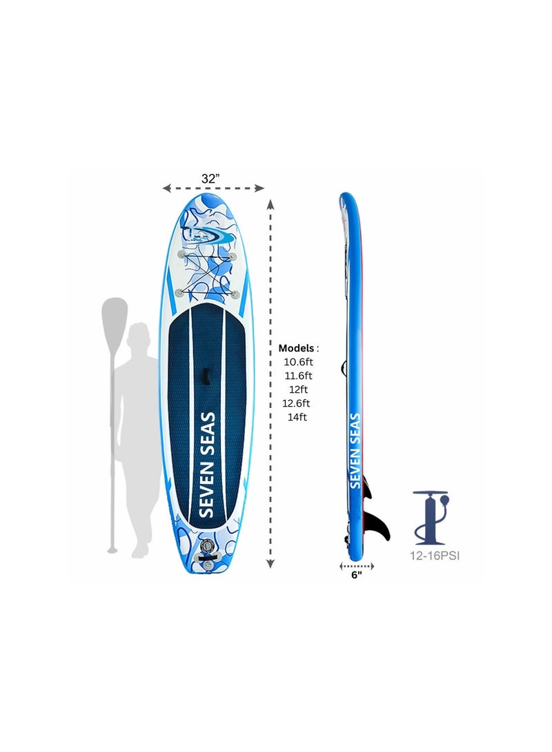 SS 2024 Wooden Stand Up Paddle Board 10.6ft X 32in X 6inch