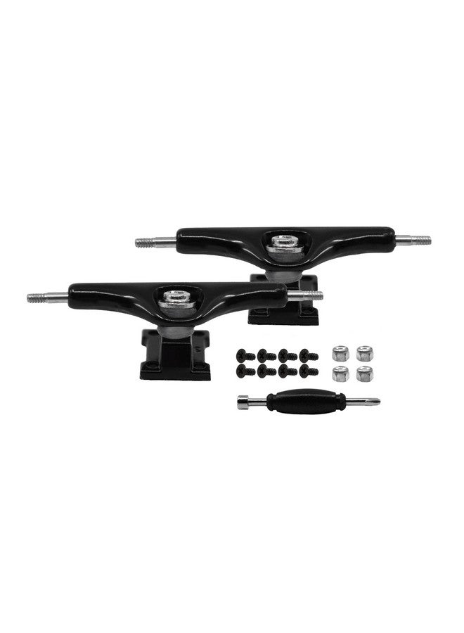 Prodigy Swerve Fingerboard Trucks Black Colorway 34Mm Wide Inverted Kingpin Professional Shape Appearance & Components