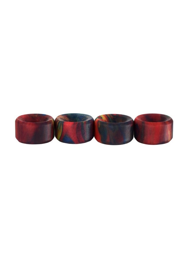 Apex 61D Urethane Fingerboard Wheels Slim Bowl Shaped 7.5Mm Diameter Abec9 Stealth Bearings Made In The Usa Tie Dye Swirl Colorway