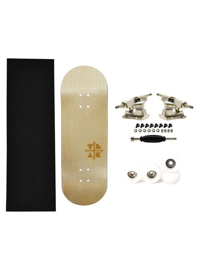 Prolific Complete Fingerboard Pro Board Shape And Size Bearing Wheels And Trucks 32Mm X 97Mm Handmade Wooden Board The Real Og Classic Maple Edition