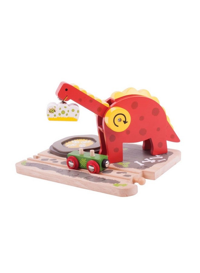 Dinosaur Train Crane Wooden Toys Bigjigs Train Accessories Wooden Crane Dinosaur Track Crane Toy Bigjigs Crane Dinosaur Toys