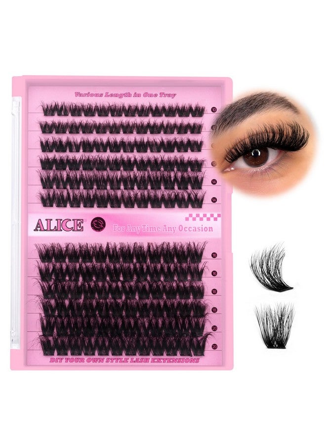 Fluffy Volume Lash Clusters Diy Lash Extensions 1020Mm Cluster Eyelashes 144Pcs Wispy Individual Lashes Eyelash Extensions Diy At Home By Alice