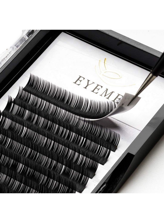 Eyelash Extensions Individual Lashes 0.18Mm D Curl 1520Mm Mink Eyelash Extension Supplies Lash Extensions Professional Salon Use Black False Lashes Mink Lashes Extensions By Eyemei (0.18Dmixed)