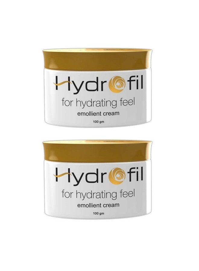 Hydrofil Emollient Moisturizing Cream For Hydrating Feel 100Ml Pack Of 2