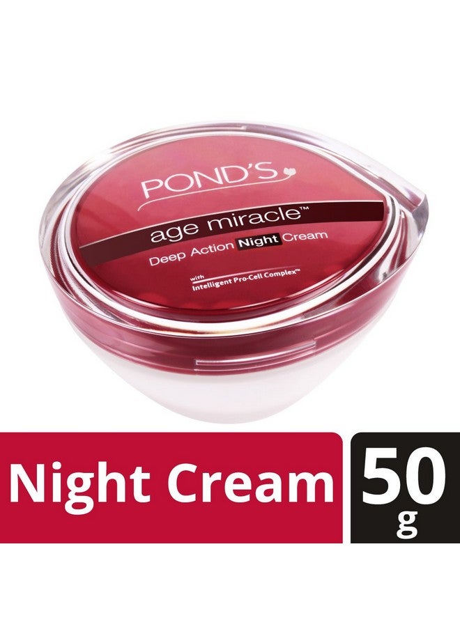 Pond’S Age Miracle Wrinkle Corrector (Antiwrinkle) Anti Aging Night Cream With Retinolc Complex 50 G