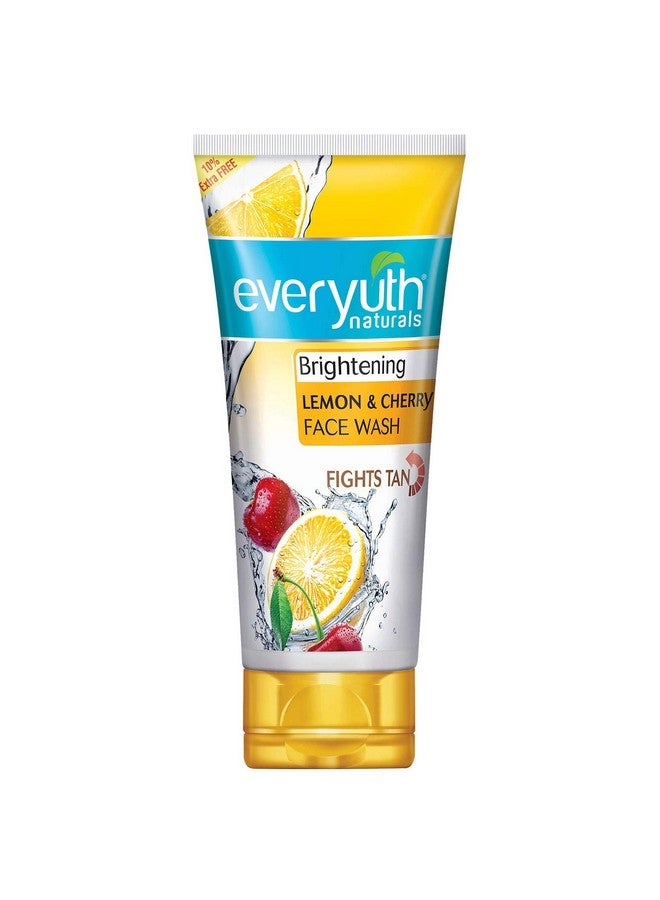 Naturals Brightening Lemon & Cherry Face Wash Pack Of 3 (150Gm X 3) Tube