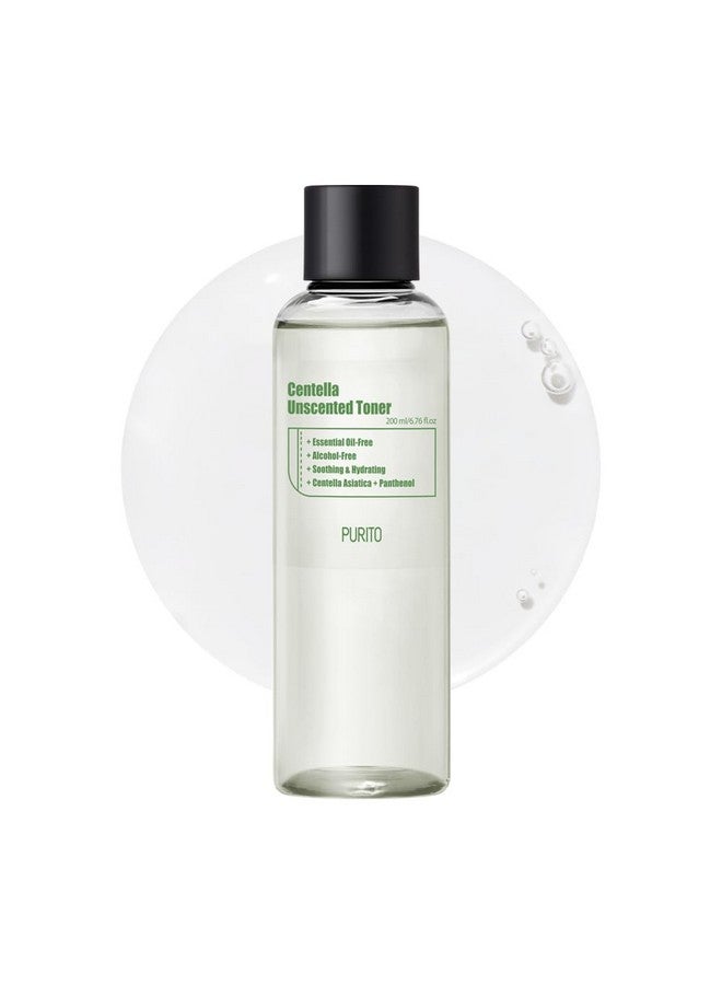 Centella Unscented Toner 6.76Fl.Oz/200Ml Witch Hazelfree Alcoholfree Facial Toner With 10% Centella Extract Hydrating Face Tonerph5.5 Toner