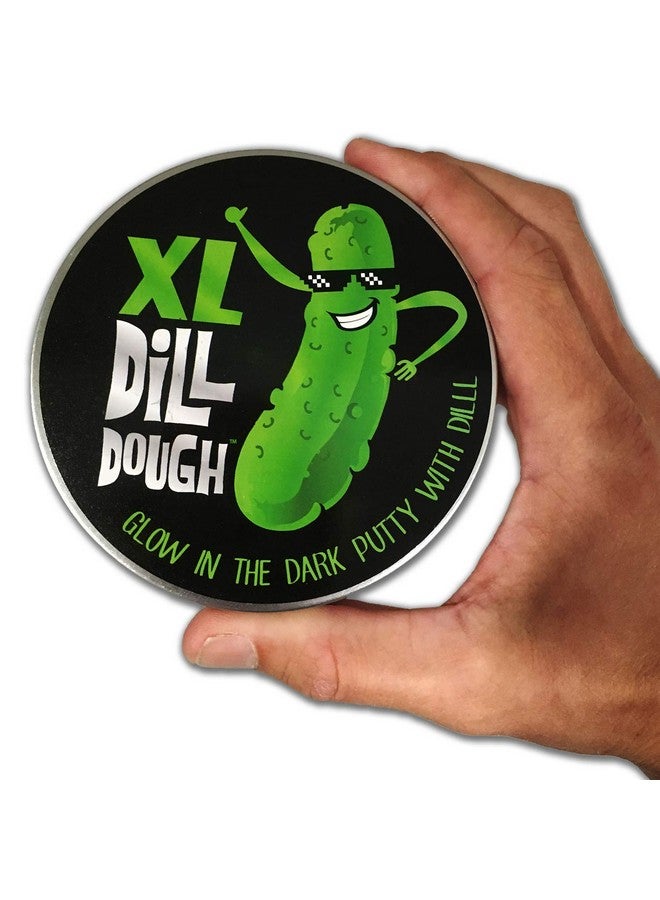 Xl Dill Dough Putty Glow In The Dark Stress Relief Toys For Girlfriends Green Pickle Stocking Stuffers For Women Adults Real Dill Weird Best Friend Gag Ideas