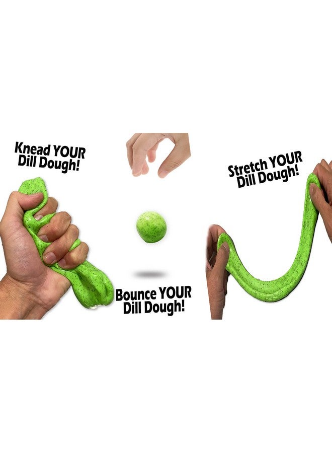 Xl Dill Dough Putty Glow In The Dark Stress Relief Toys For Girlfriends Green Pickle Stocking Stuffers For Women Adults Real Dill Weird Best Friend Gag Ideas