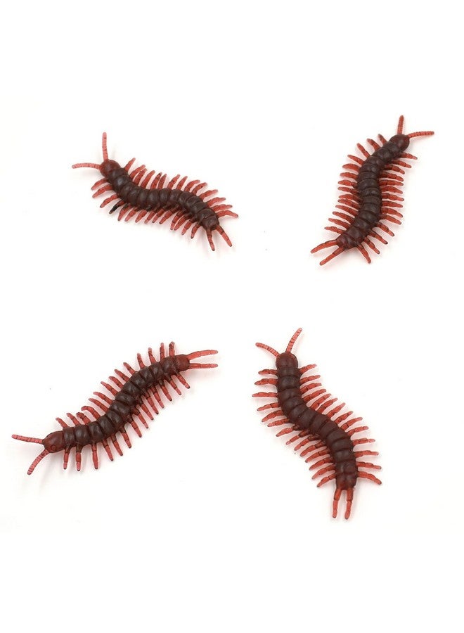 30Pcs Vintage Mock Fake Plastic Centipede Scolopendra Insects Joke Toys Prank Scary Trick Bugs For Party