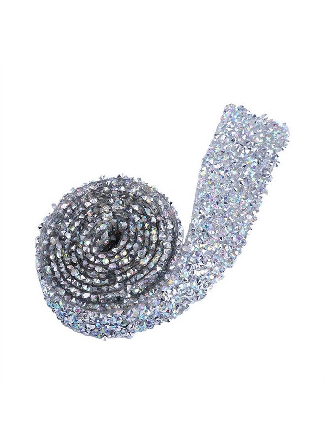 Glitter Tape Sparkle Tape Shiny Masking Rhinestone Tape Adhesive Diy Tape Crafts Gift Tape For School Office Home Decoration And Kid Projects ()