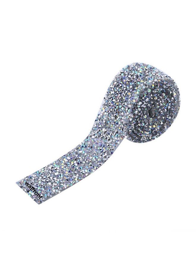 Glitter Tape Sparkle Tape Shiny Masking Rhinestone Tape Adhesive Diy Tape Crafts Gift Tape For School Office Home Decoration And Kid Projects ()