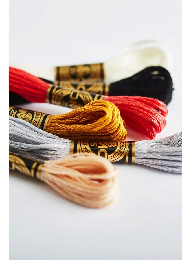 117307 Six Strand Embroidery Cotton Floss Lemon 8.7Yard