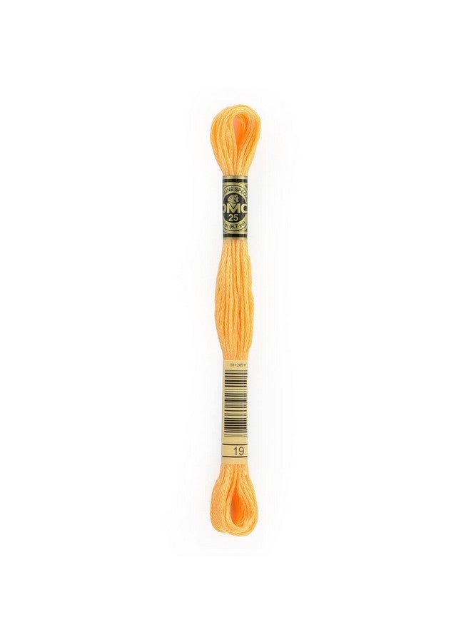 6Strand Embroidery Cotton 8.7Yd Medium Light Autumn Gold