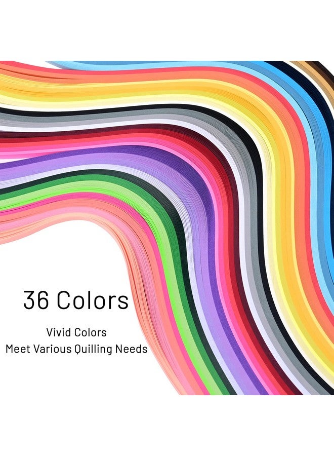 10Mm X 39Cm Paper Quilling Strips Kits 900 Strips