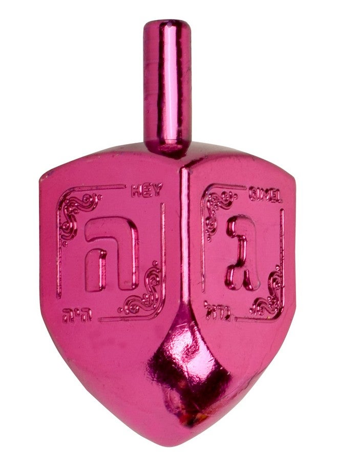 Hanukkah Dreidels Multi Color Metallic Dreidel 10 Pack Medium