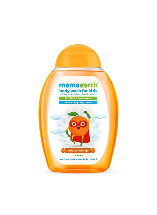 Original Body Wash For Kids With Oat Protein 300 Ml Orange 1 Count