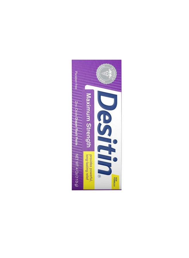 Maximum Strength Diaper Rash Paste 4 Oz (Pack Of 4)