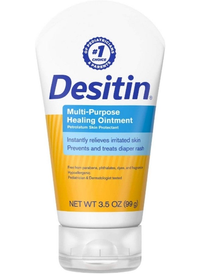 Multipurpose Baby Diaper Rash Ointment With White Petrolatum Skin Protectant 3.5 Oz (Pack Of 2)