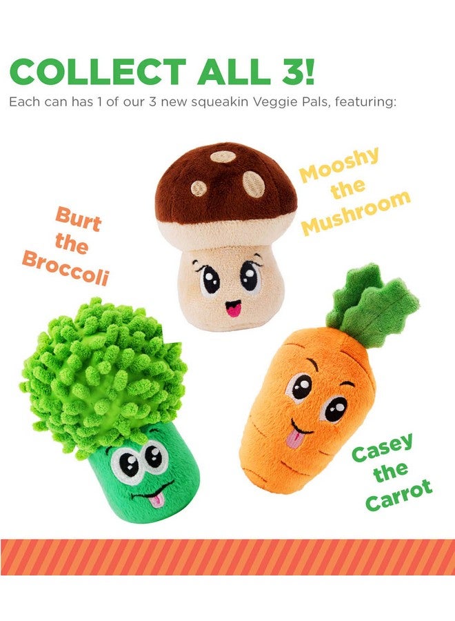 Surprise Veggie Pals Dog Toys Unbox And Surprise! Collect All 3 Squeakin Veggie Pals Dog Toys!