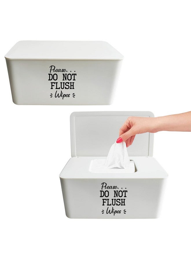 2 Pack Baby Wipes Dispenser For Bathroom Wipes Holder Container Wipes Box Set