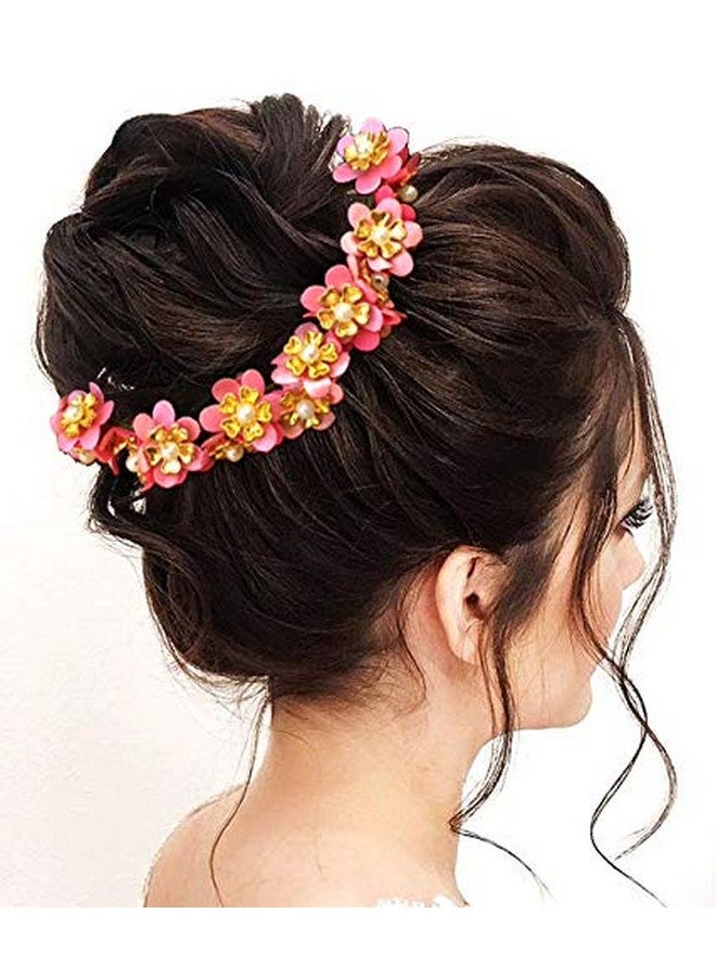 Hair Accessories For Women 2042 Pins Artificial Flowers Accessories For Weddings (Baby Pink)