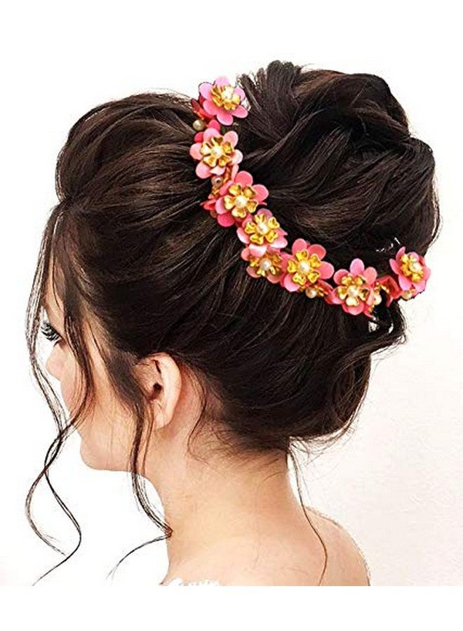 Hair Accessories For Women 2042 Pins Artificial Flowers Accessories For Weddings (Baby Pink)